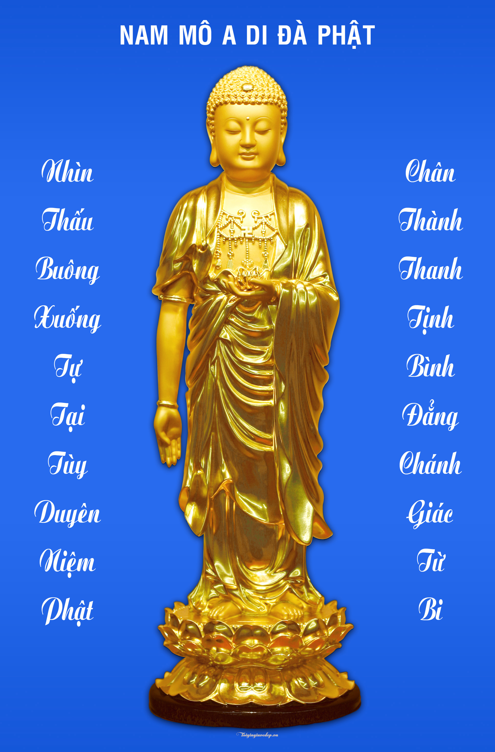 50+ Hình Ảnh Phật A Di Đà Đẹp Trang Nghiêm, Chất Lượng Cao