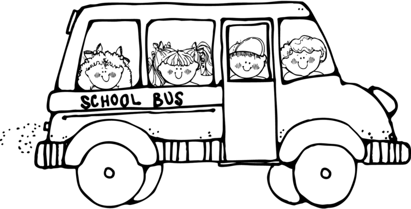 Tải tranh tô màu xe buýt cho các bé (8)
