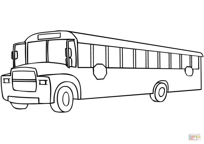 Tranh tô màu xe buýt cho bé tập tô (11)