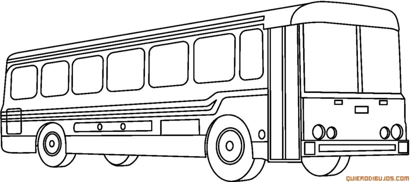 Tranh tô màu xe buýt cho bé tập tô (23)