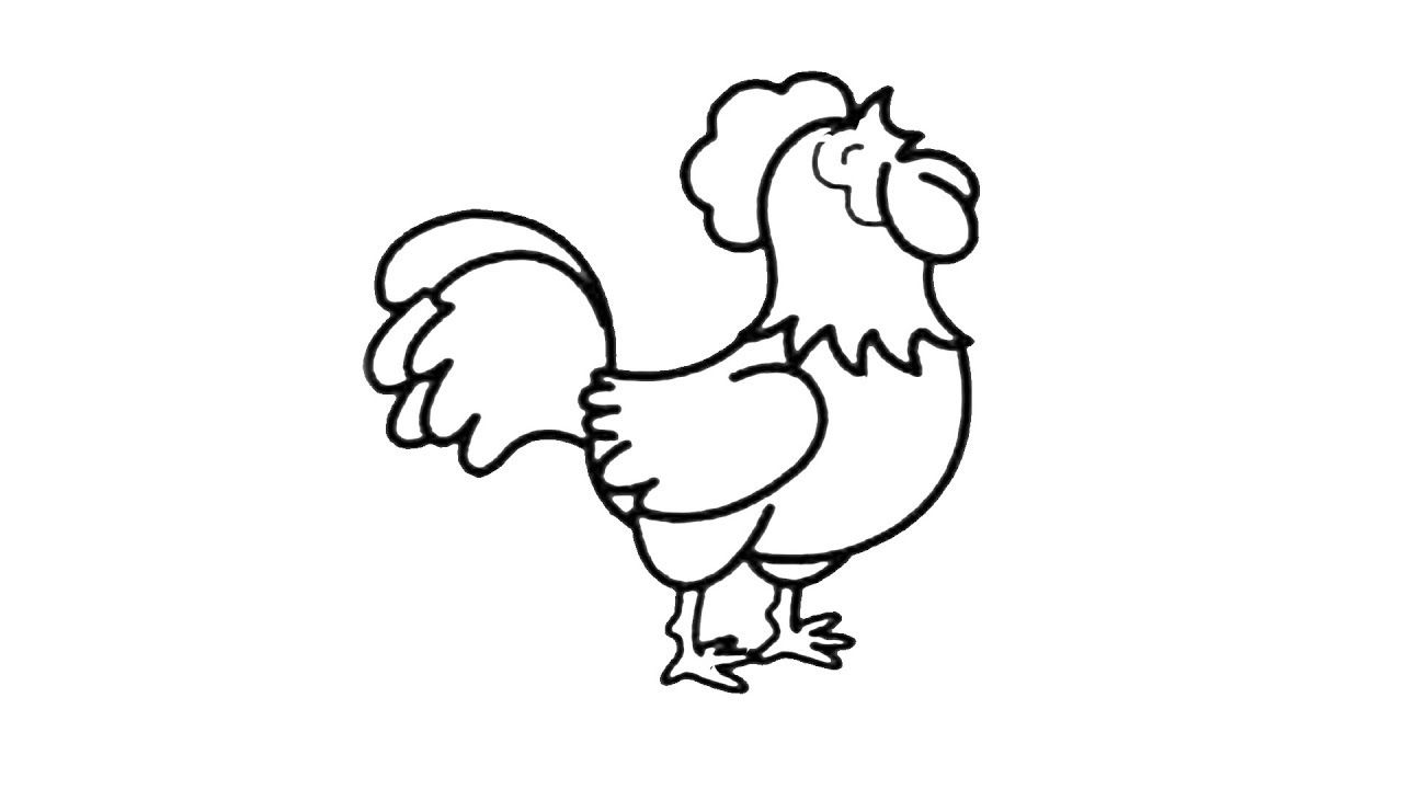 Hướng dẫn vẽ con gà