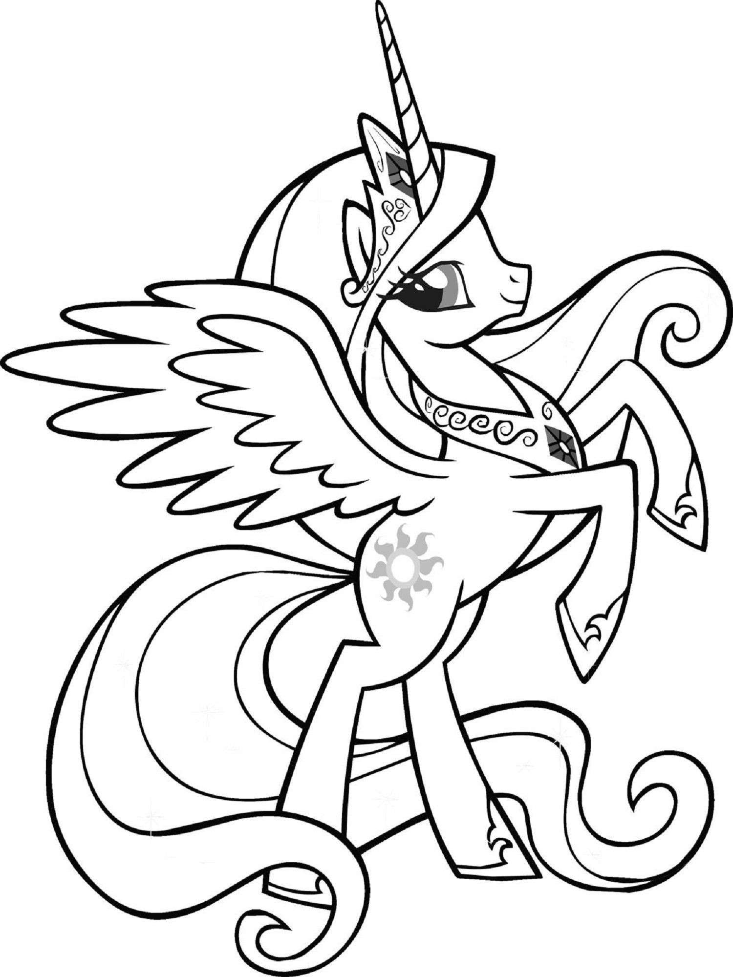 Vẽ Pony và những người bạn  How to Draw My Little Pony step by step  How  to Draw Princess Celestia  YouTube