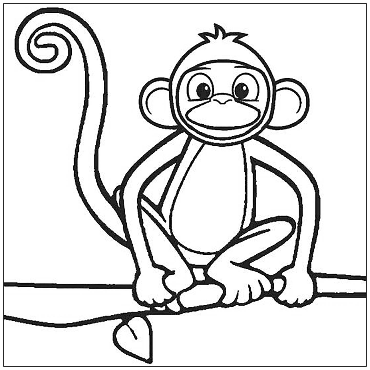 Hướng Dẫn Vẽ Hình Ảnh Con Khỉ Tô Màu Cho Trẻ Em Và Người Mới Học Vẽ