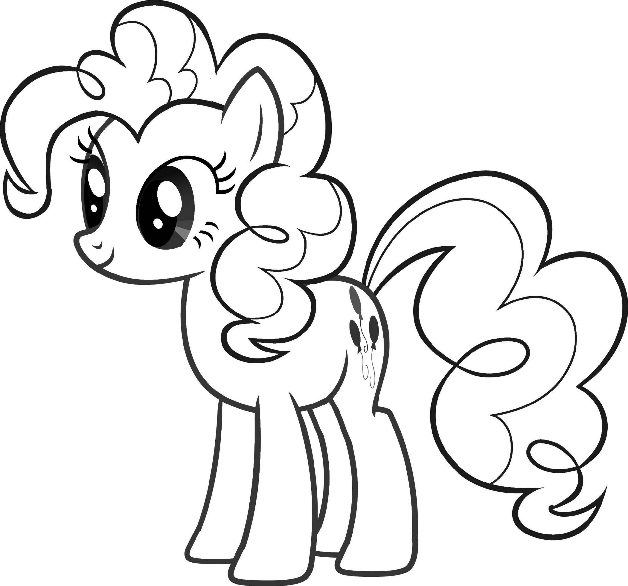 Tranh tô màu ngựa Pony đẹp và dễ thương nhất cho bé  Trường Tiểu học Thủ Lệ