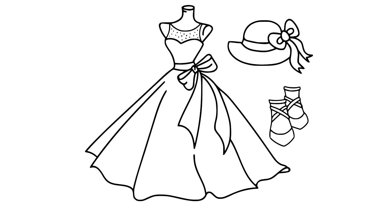 Hướng dẫn cách vẽ váy đơn giản với 7 bước cơ bản