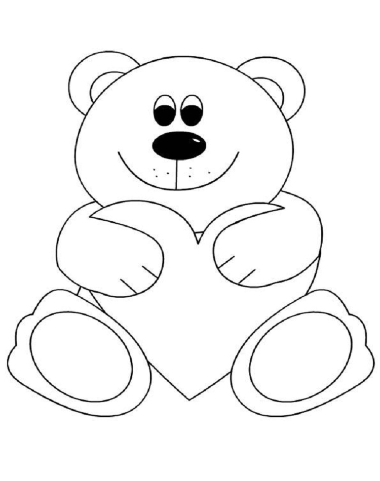 38+ Tranh tô màu con gấu dễ thương cho bé tập tô