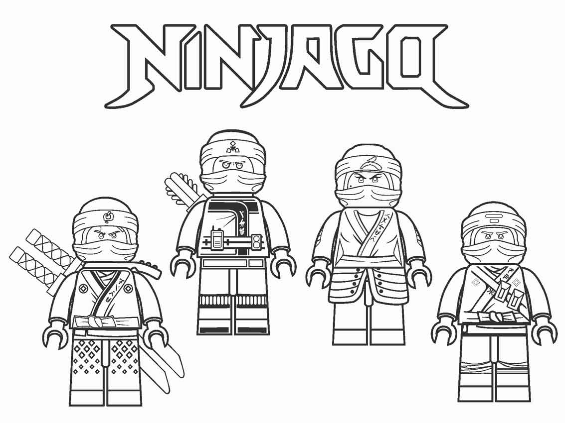38+ Tranh Tô Màu Ninjago Chất Nhất Dành Tặng Bé Trai Tập Tô