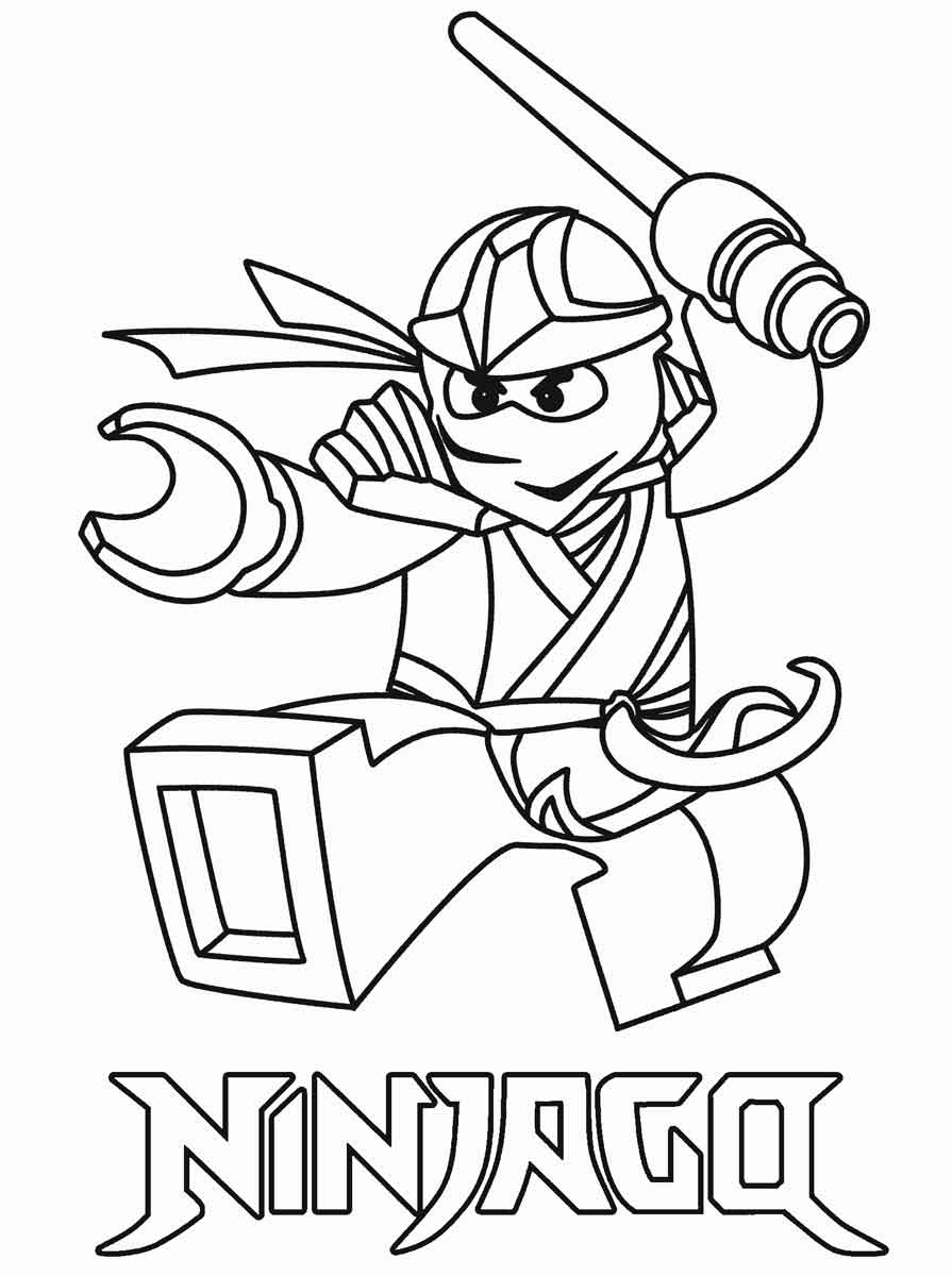 Bộ sưu tập tranh tô màu Ninjago siêu dễ thương dành cho các bé  Tranh Tô  Màu cho bé
