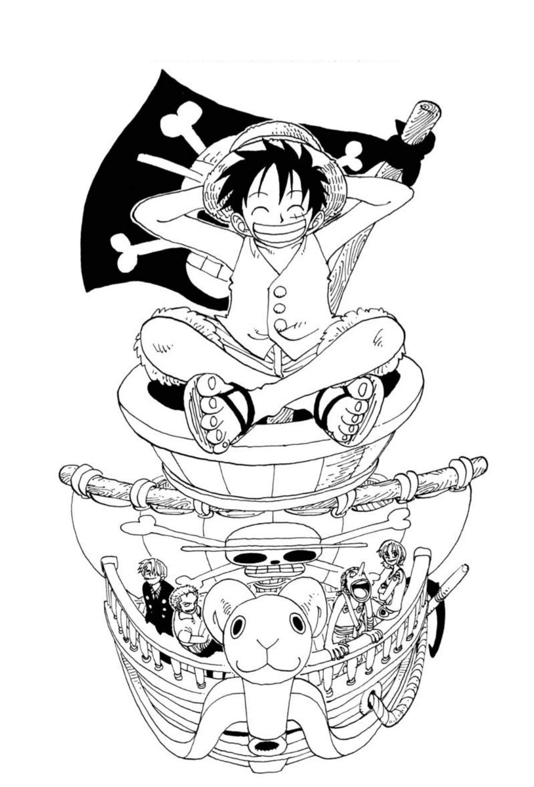 40+ Tranh Tô Màu One Piece Ngầu Nhất Cho Bé Tập Tô