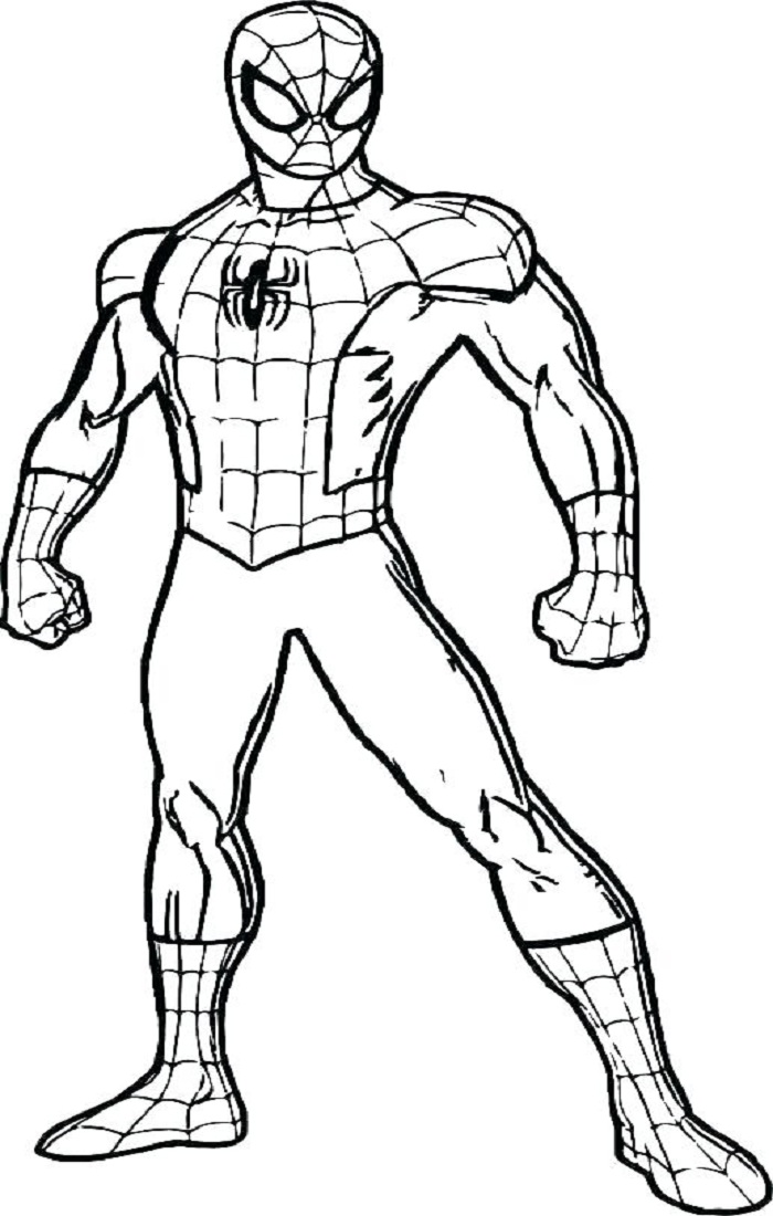 Tranh Tô Màu Người Nhện  Siêu Anh Hùng Spider Man