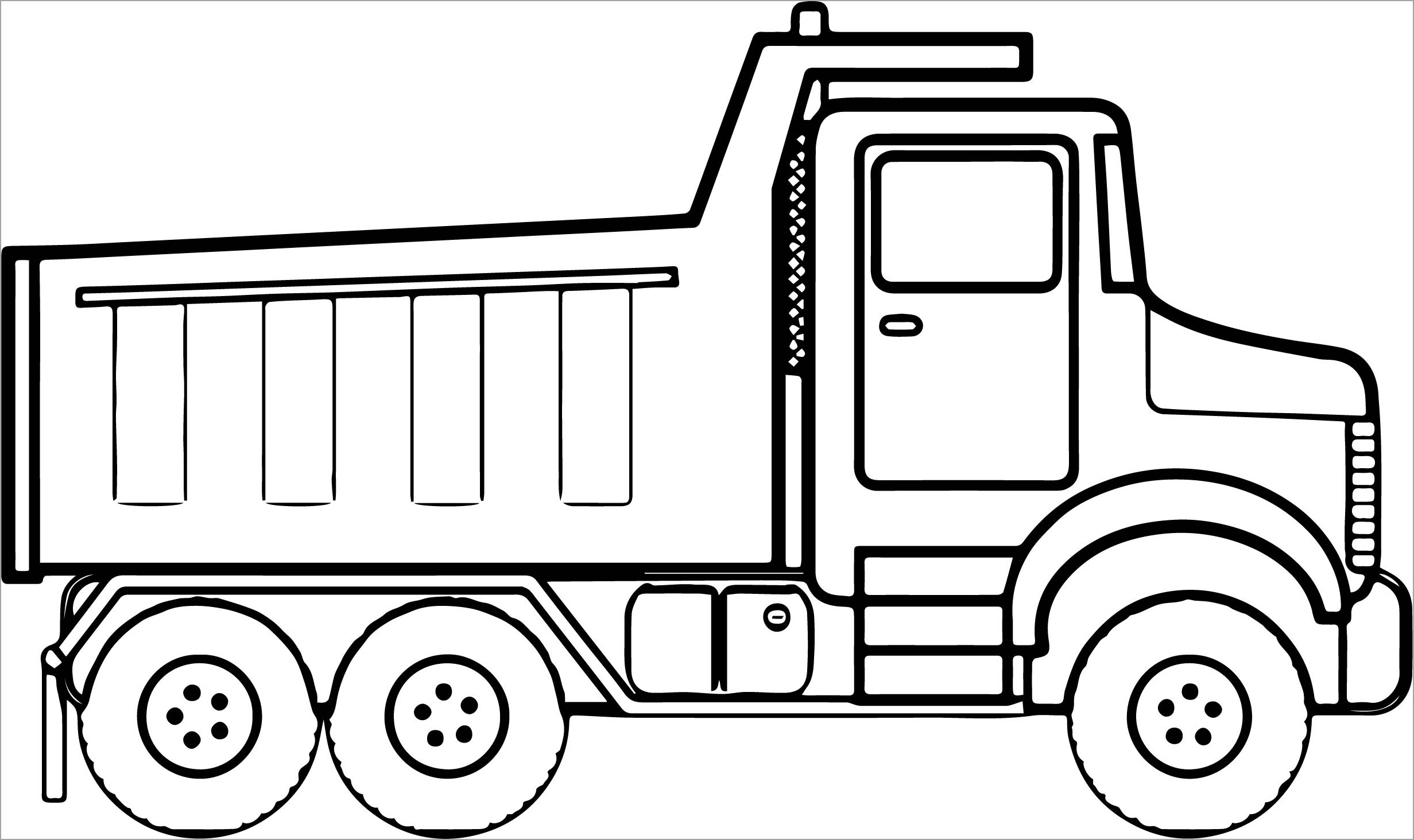 Tuyển tập tranh tô màu xe tải đẹp nhất cho bé  Tranh Tô Màu cho bé