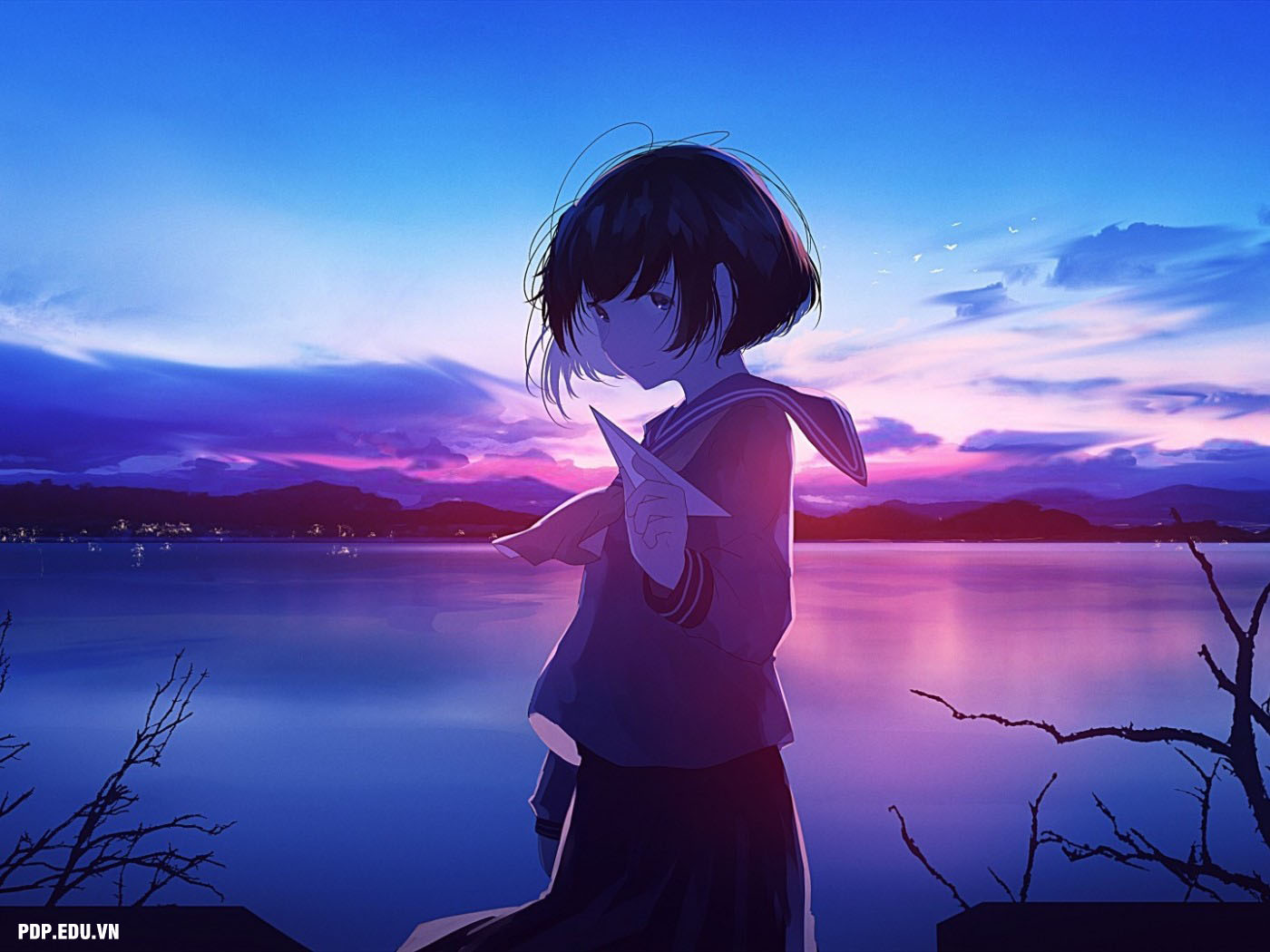 Hình ảnh anime cô đơn, buồn đầy tâm trạng đẹp nhất - Trường THCS ...