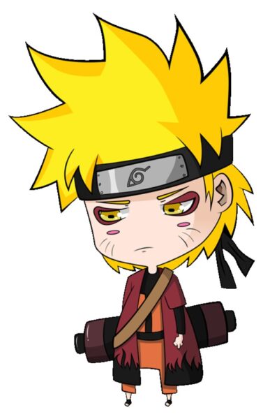 Chibi Naruto trauriges Bild