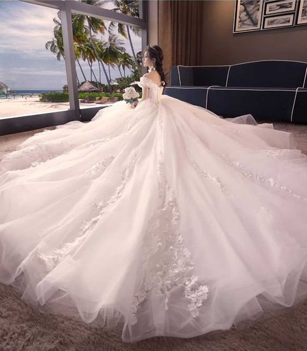 5 Kiểu váy cưới công chúa đẹp lung linh trong ngày trọng đại
