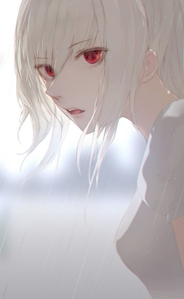 Hình ảnh độc đáo avatar anime nữ tóc trắng đến từ Nhật Bản