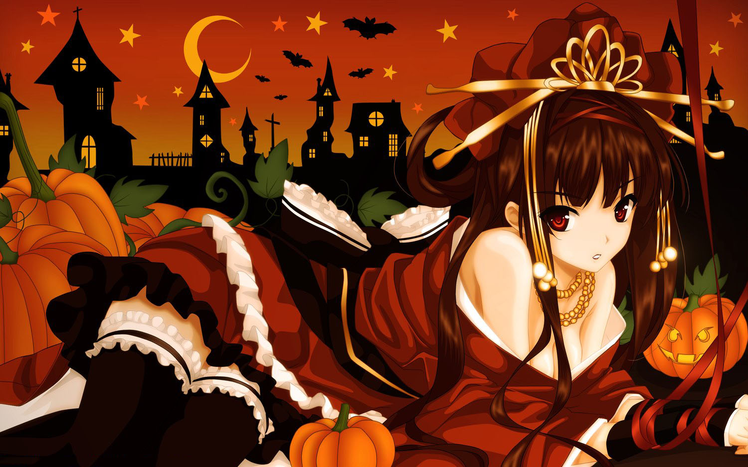 Hình Ảnh Anime Halloween Đẹp, Chất Lượng Full Hd