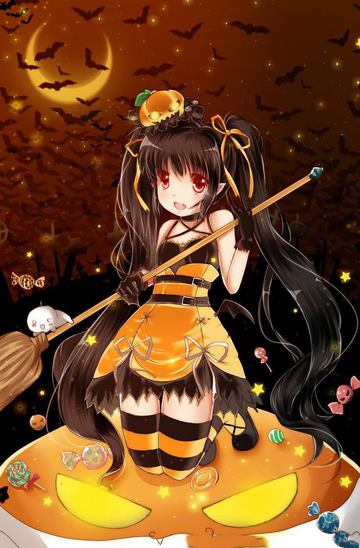 Hình nền  Anime cô gái Halloween picture in picture Touhou Miyako  Yoshika Raidy hd 1920x1080  smreko  1388539  Hình nền đẹp hd  WallHere