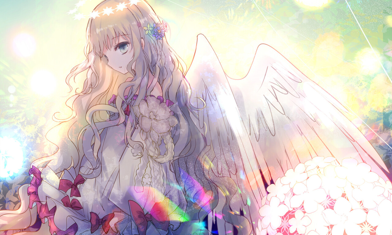 Hình ảnh anime thiên thần dễ thương, đẹp nhất