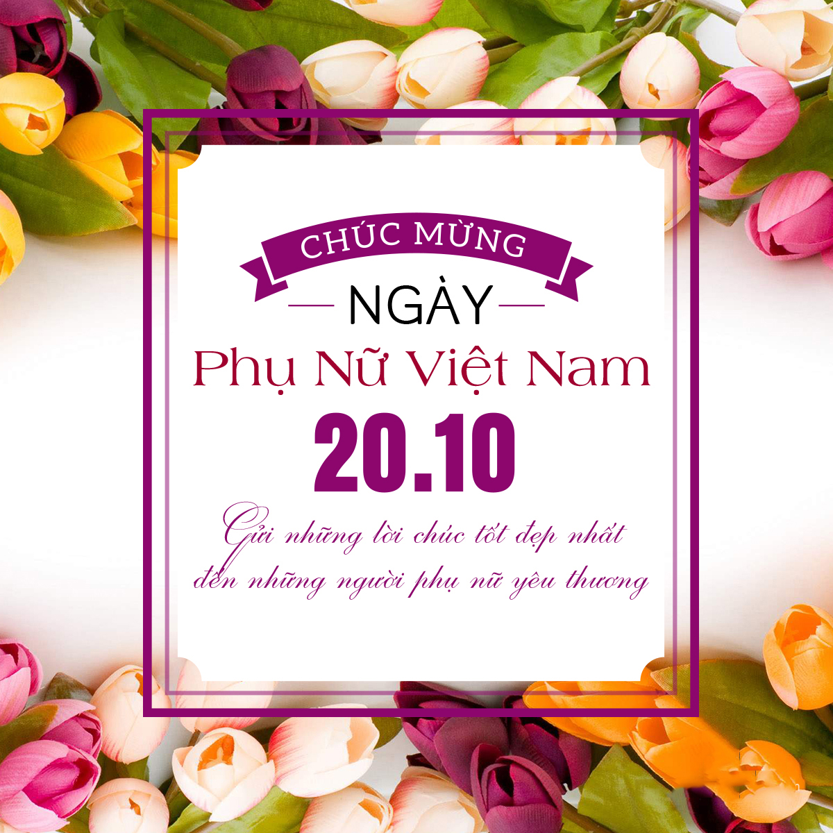 Tạo thiệp chúc mừng ngày phụ nữ Việt Nam 2010 đẹp nhất chúc người thân yêu   Ghép Ảnh Online