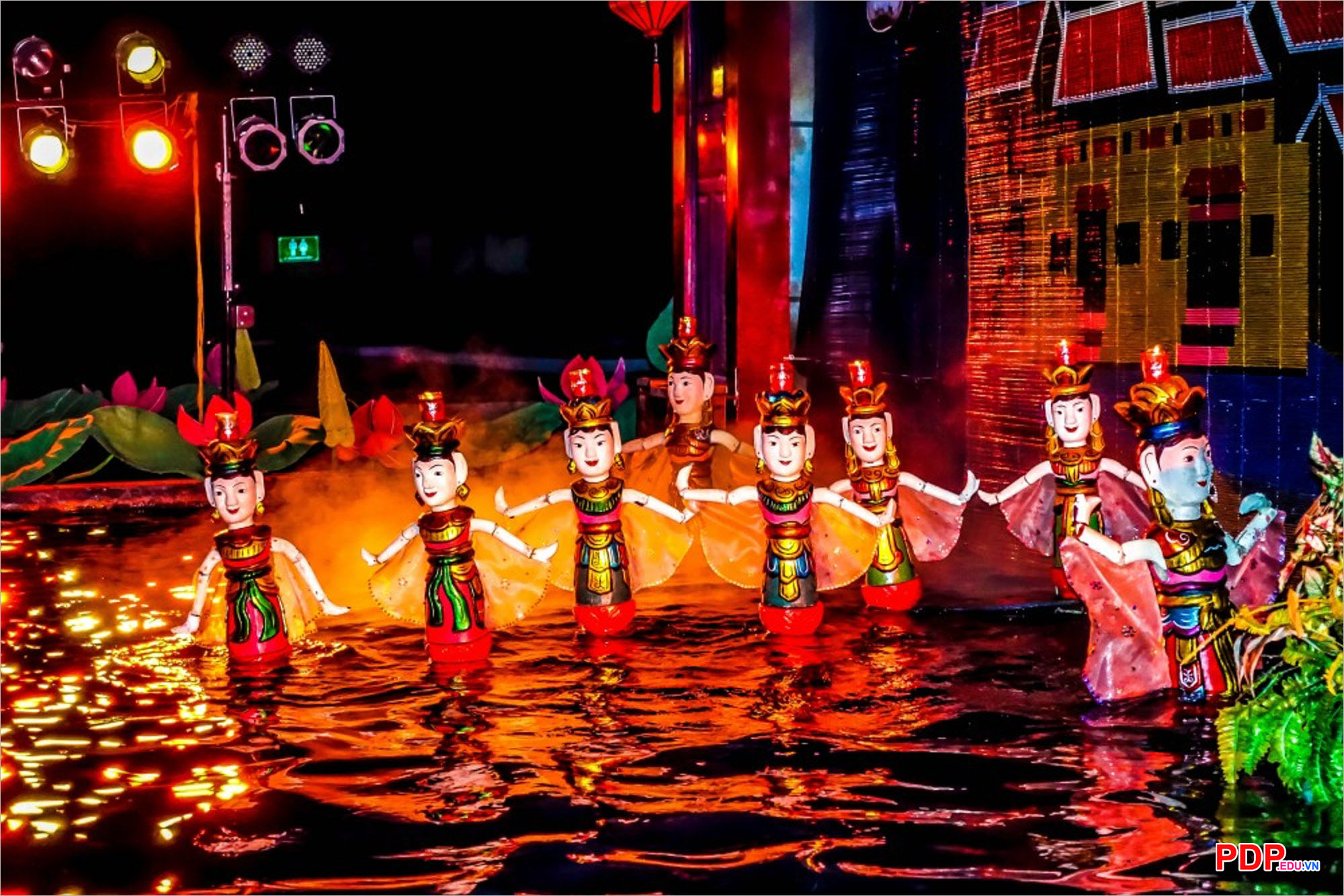 Hình ảnh múa rối nước đẹp - Nghệ thuật truyền thống của người Việt