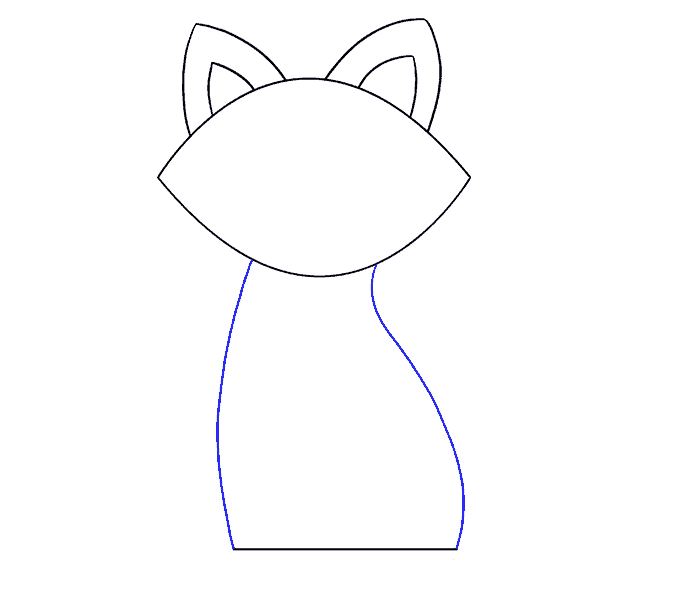Vẽ thân mèo
