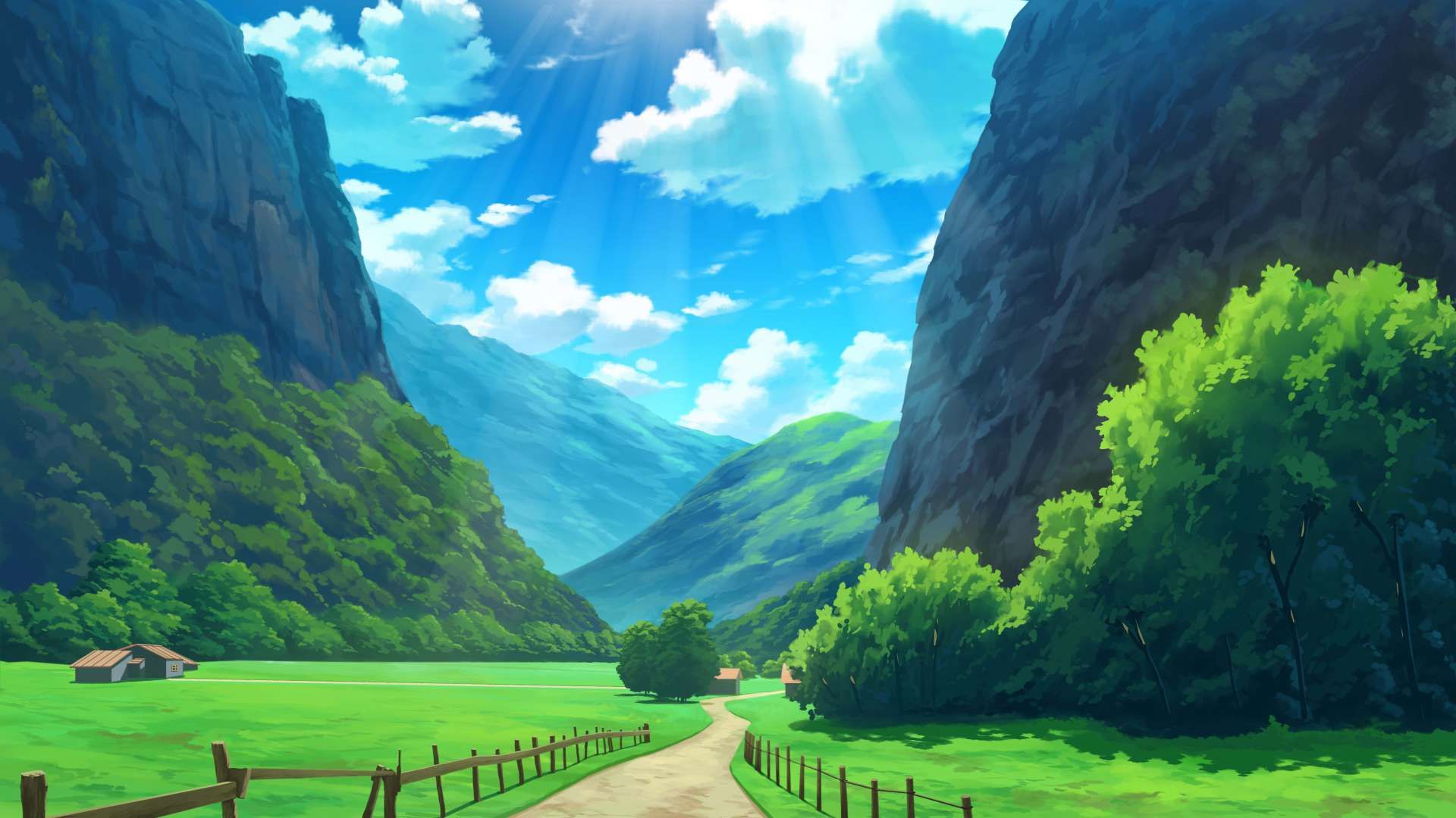 Background anime rất đẹp, tươi tắn, xinh đẹp, romantic nhất