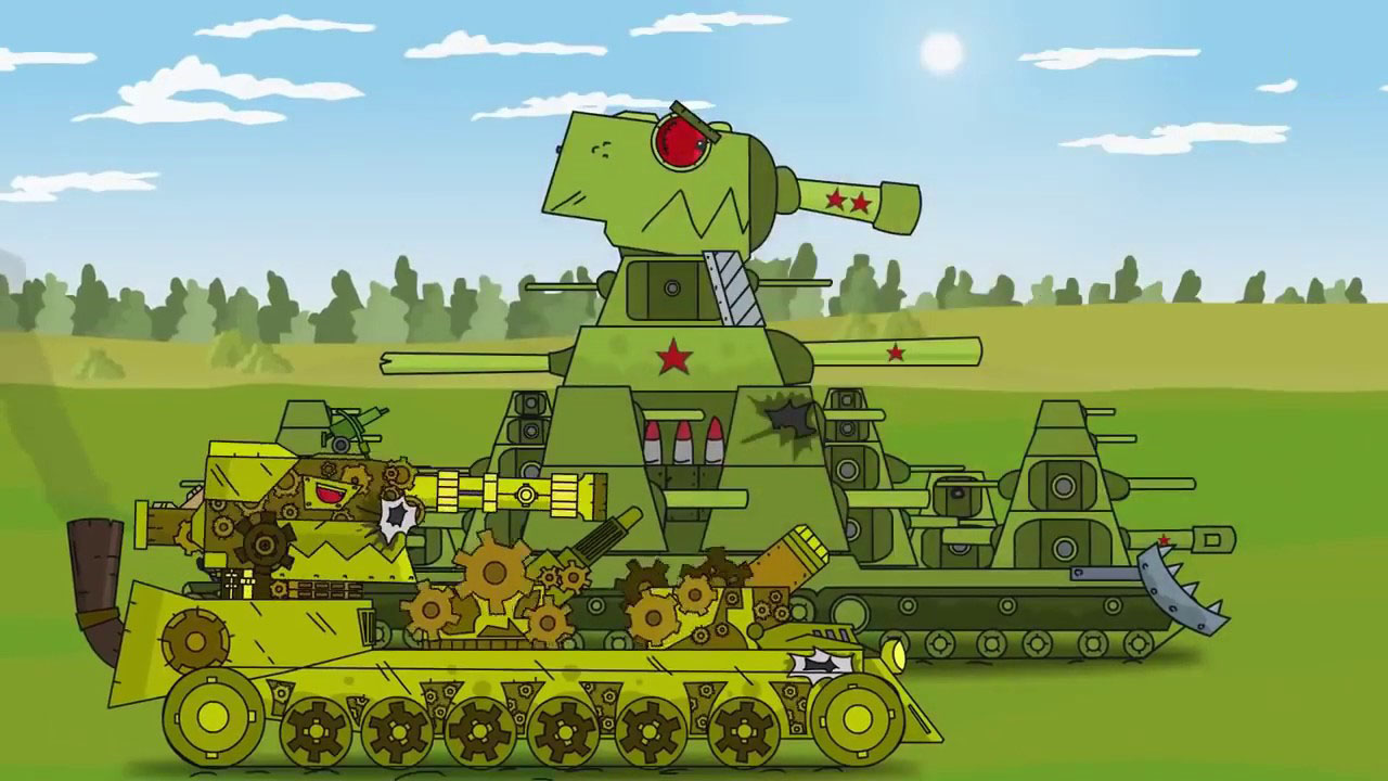Làm thế nào để vẽ xe tăng American KV44  Мультики про танки  YouTube