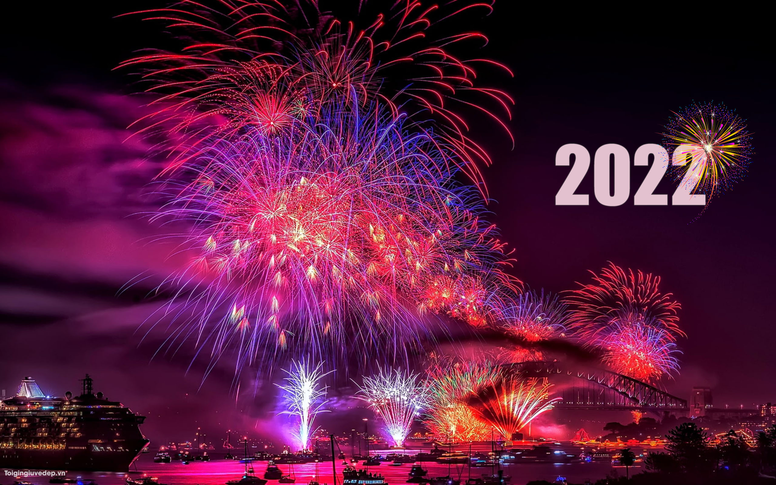 Hình Ảnh Pháo Hoa 2022 Đẹp, Rực Rỡ Nhất Chúc Mừng Năm Mới