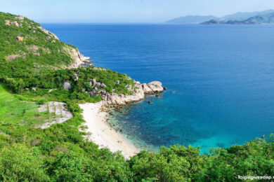 Hình ảnh đảo Bình Ba đẹp tựa thiên đường