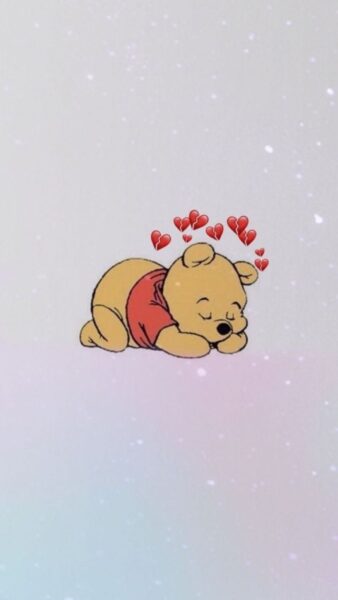 Hình nền Facebook cute gấu Pooh