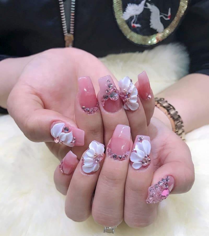 Top 53 về mẫu nail màu hồng pastel mới nhất  Du học Akina