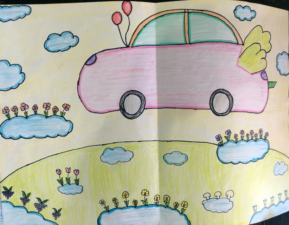 50 Mẫu tranh vẽ Chiếc ô tô mơ ước đẹp đạt giải thưởng cao