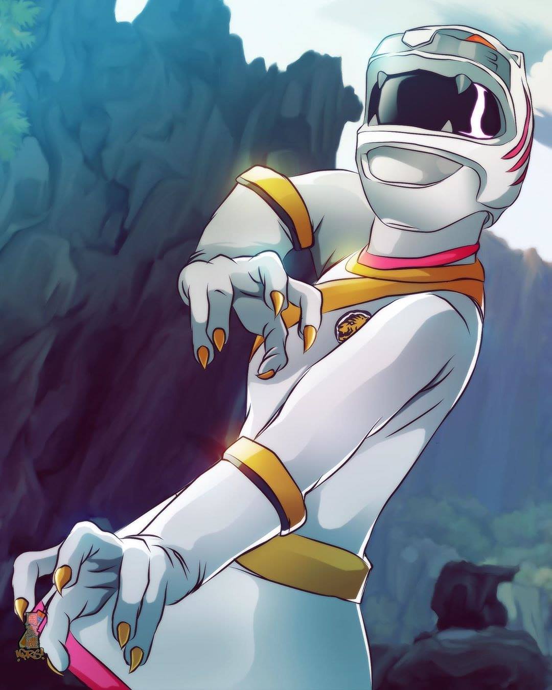 Trào lưu đặt ảnh đại diện đẹp siêu nhân gao chất nhất  Ranger armor Anime  chibi Chibi
