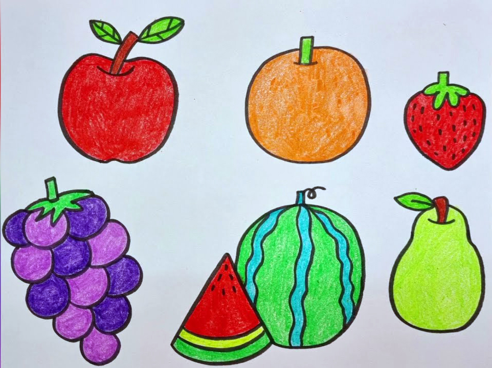 Mách bạn hơn 105 vẽ hình trái cây cute mới nhất  Tin Học Vui