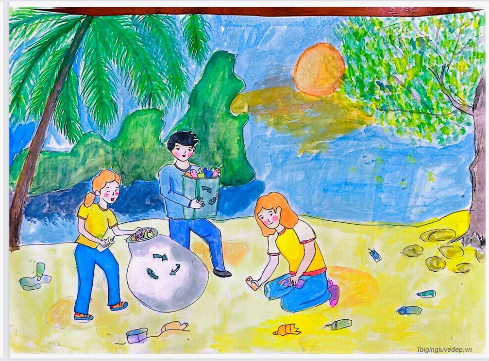 Vẽ tranh đề tài cuộc sống quanh em lớp 7 đơn giản nhất vẽ tranh đề tài cuộc  sống quanh em bằng sáp màu