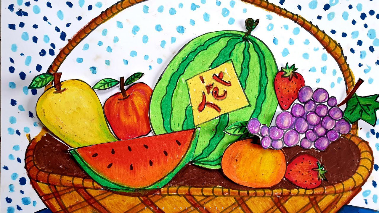Hướng dẫn chi tiết cách vẽ trái cây bốn mùa lớp 3 cho các bạn nhỏ