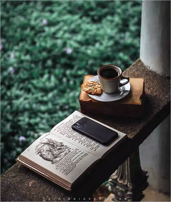 Hình ảnh cafe đẹp ly cafe cà phê sữa đá cà phê đen VFOVN