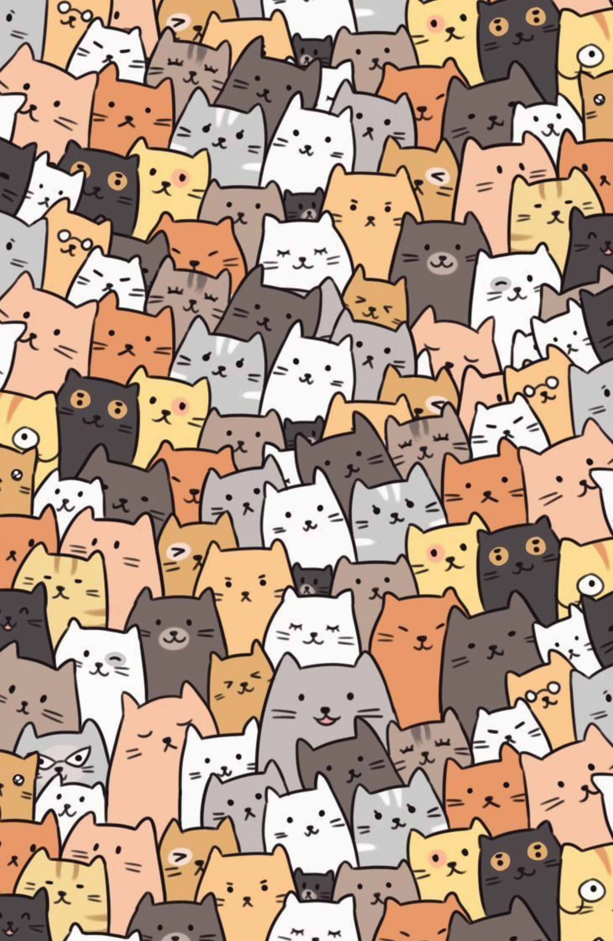 Cute Hình Nền Mèo Chibi  Avatar Anime Mèo Chibi Mập