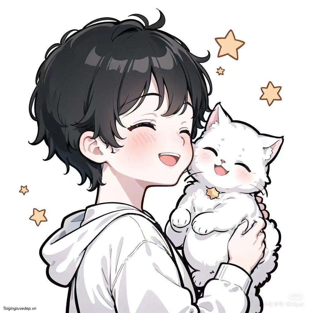 Cute Boy Avatar PNG Picture Cute Cat Ears Boy Couple Avatar Lovely Cat  Ear Boys PNG Image For Free Download