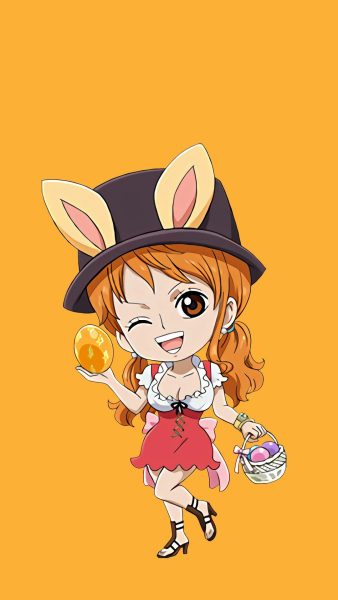 hình nami chibi cute