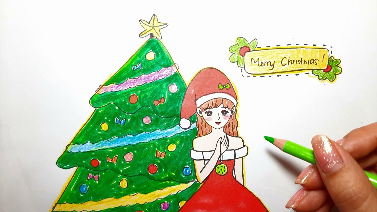 105 Vẽ Tranh Noel Giáng Sinh Đẹp Ấm Áp Nhìn Mà Nôn Nao