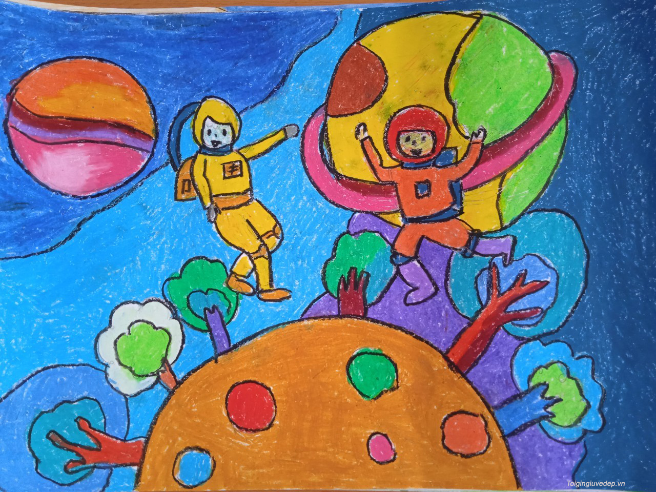 Vẽ ước mơ của em lớp 8  Tranh đề tài khát vọng tương lai  Học May